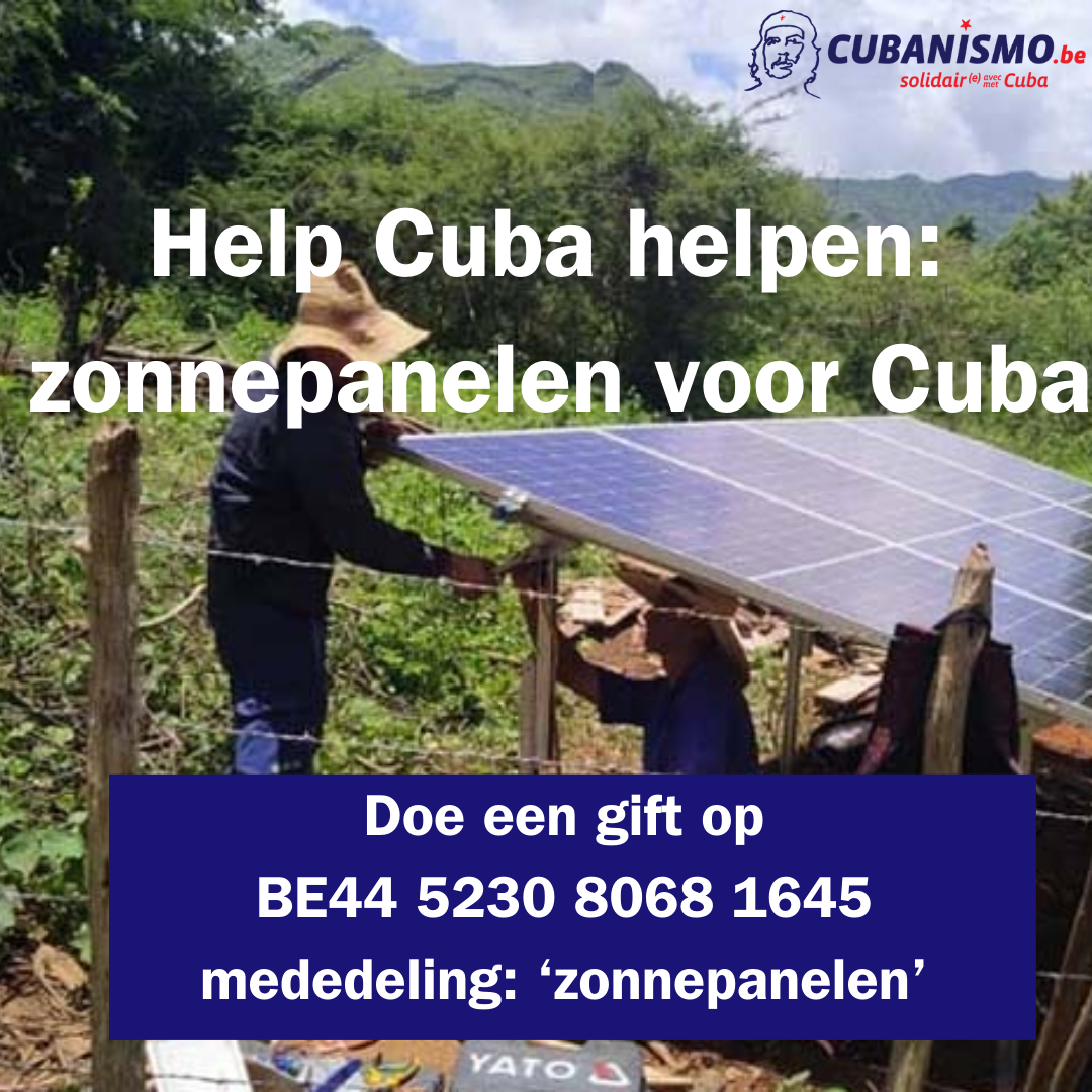 Steun Cuba na de doortocht van de orkaan.